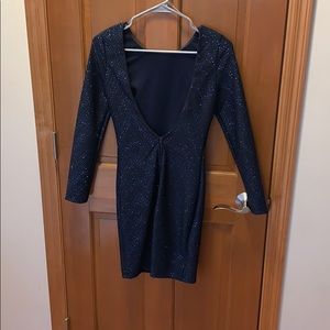 Gorgeous black and blue dress